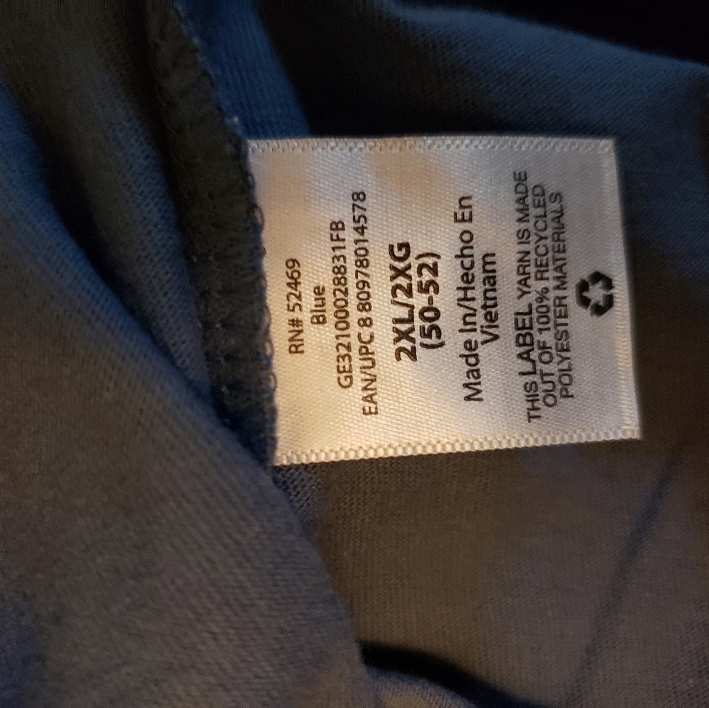 George Blue Long Sleeeve Crew Tee Size‎ 2XL - Picture 9 of 9